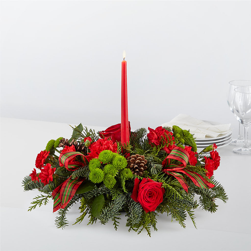 By the Candlelight Centerpiece – Heaven Sent Florist, El Paso TX