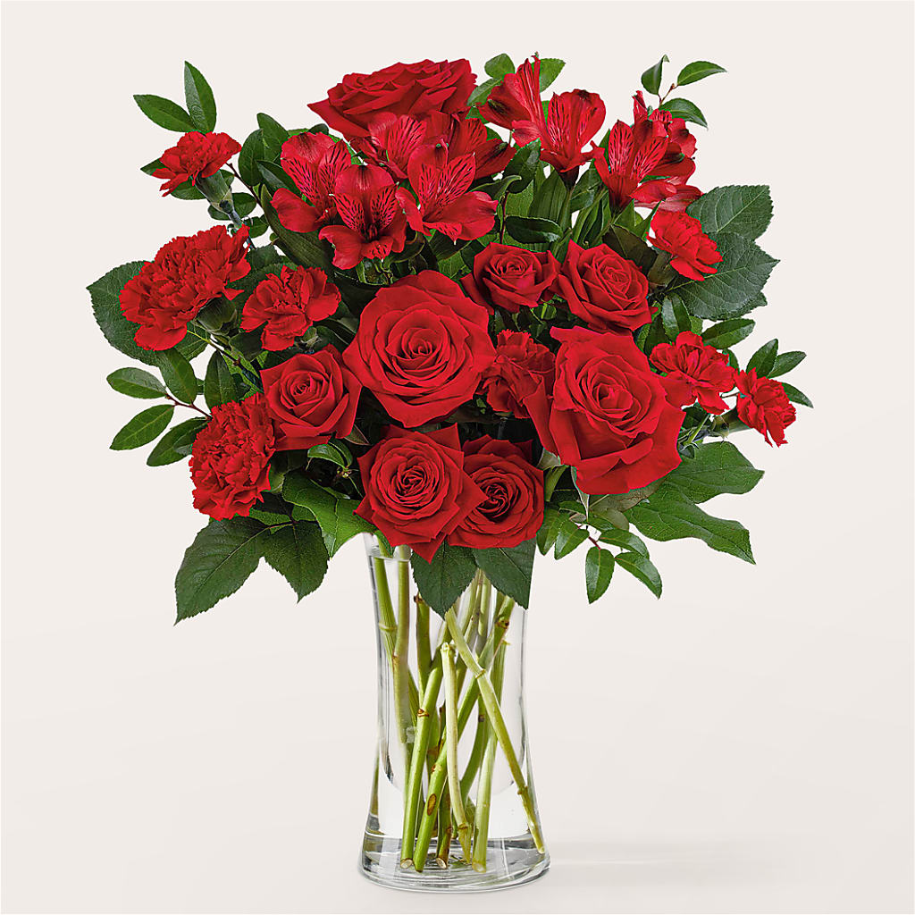 Brilliant Ruby Bouquet – Heaven Sent Florist, El Paso TX