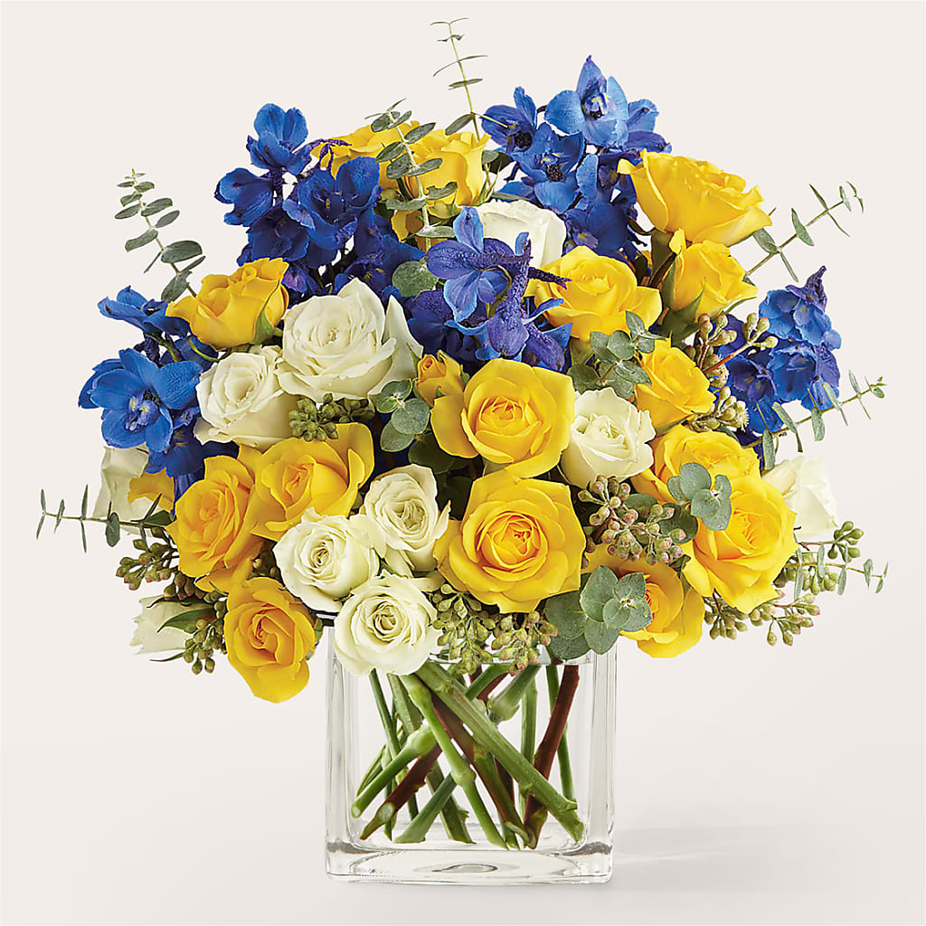Sparkling Citrine Bouquet – Heaven Sent Florist, El Paso TX