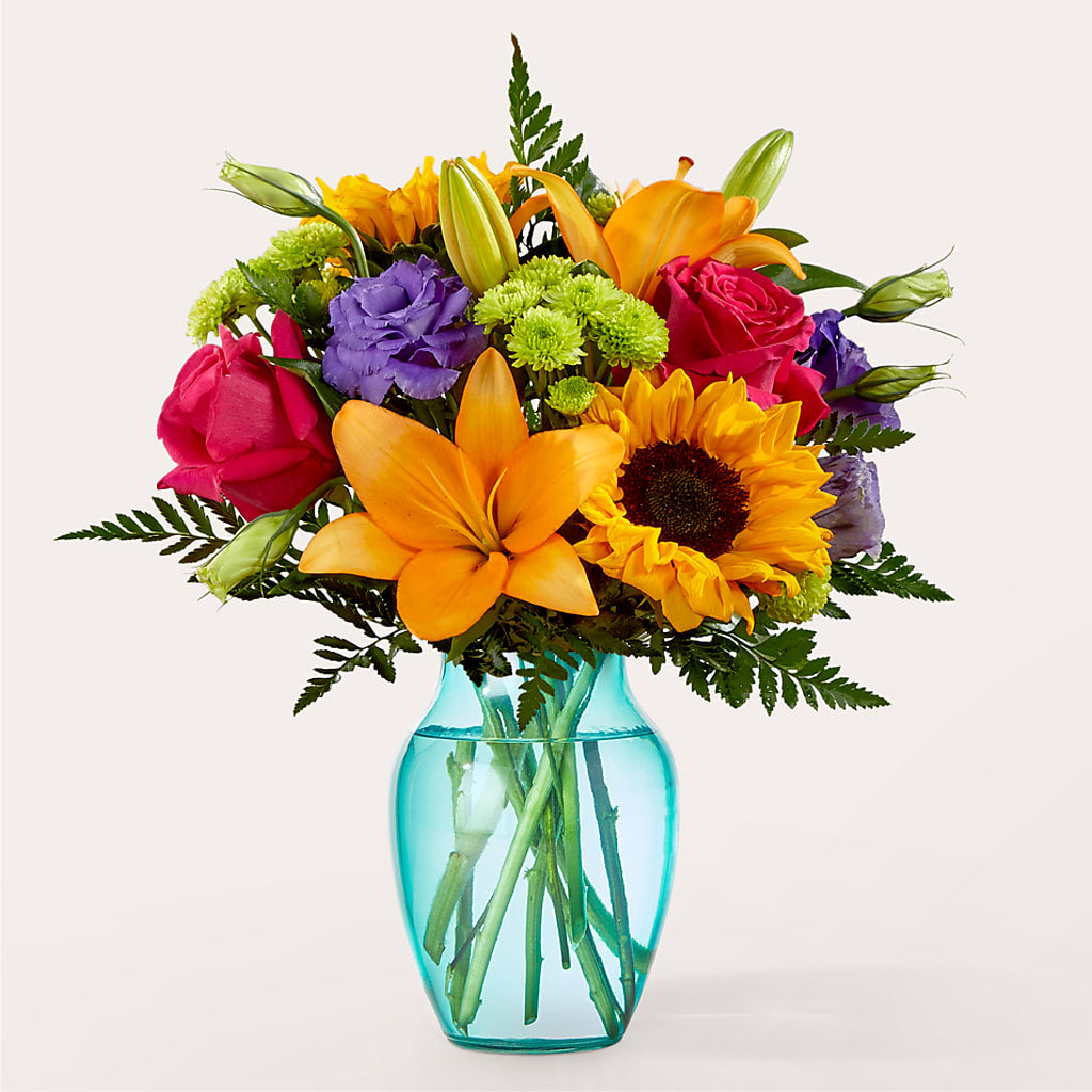 Double Rainbow Bouquet – Heaven Sent Florist, El Paso TX