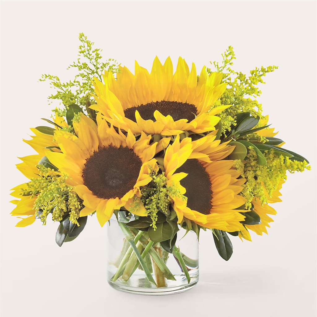 Beaming Sunflower Bouquet – Heaven Sent Florist, El Paso TX
