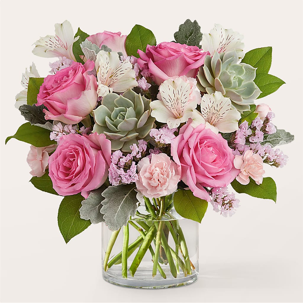 Dusty Rose Bouquet – Heaven Sent Florist, El Paso TX