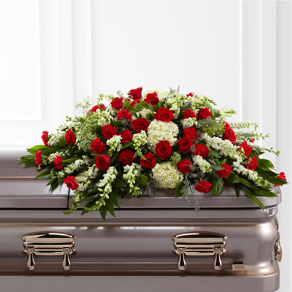 Sincerity Casket Spray – Heaven Sent Florist, El Paso TX