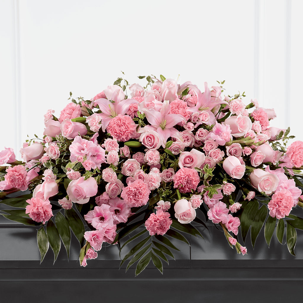 Garden of Comfort Casket Spray (Standard) – Heaven Sent Florist, El Paso TX