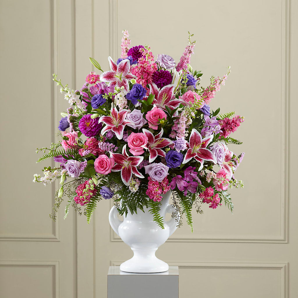 Peaceful Tribute Arrangement – Heaven Sent Florist, El Paso TX
