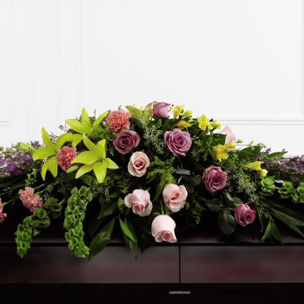 Forever Beloved Casket Spray – Heaven Sent Florist, El Paso TX