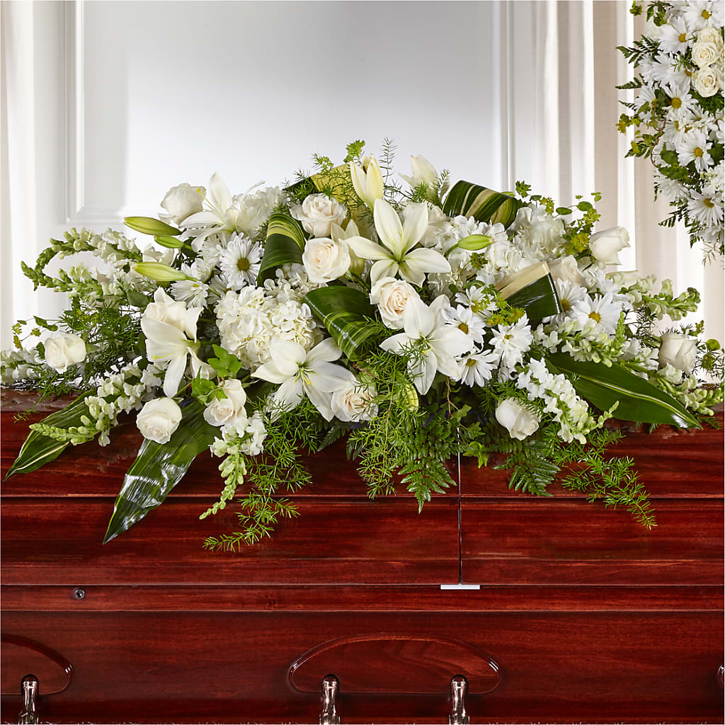 Abundance Casket Spray – Heaven Sent Florist, El Paso TX