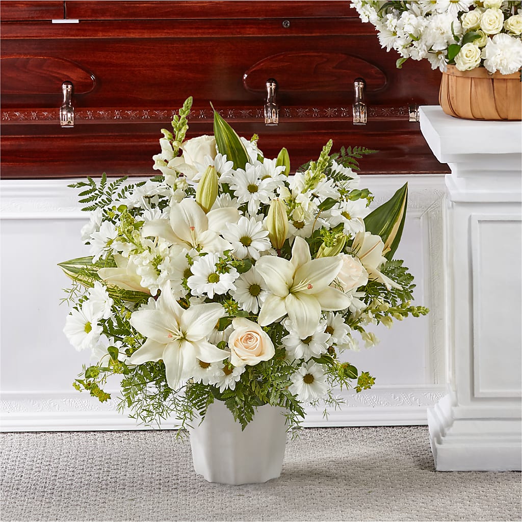 Thoughts of Tranquility Floor Basket – Heaven Sent Florist, El Paso TX