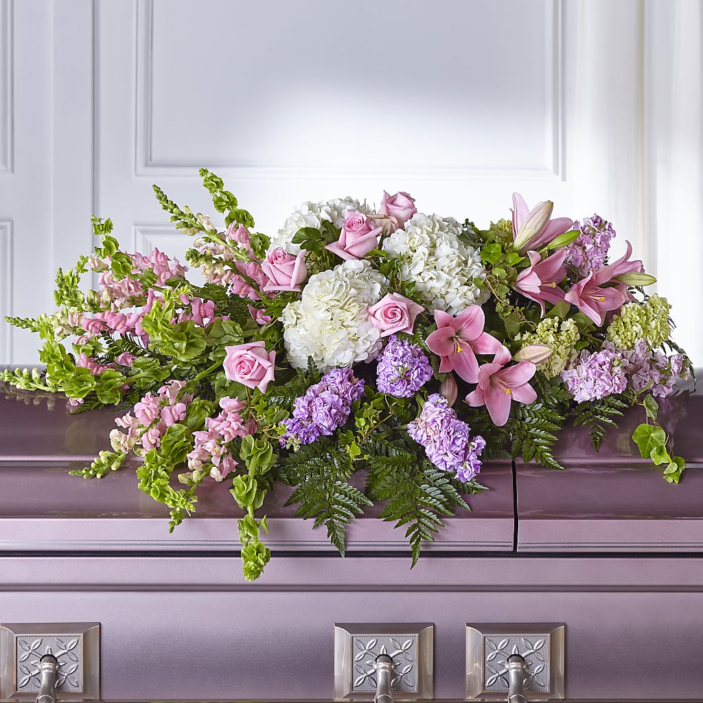 Life's Gratitude Casket Spray – Heaven Sent Florist, El Paso TX