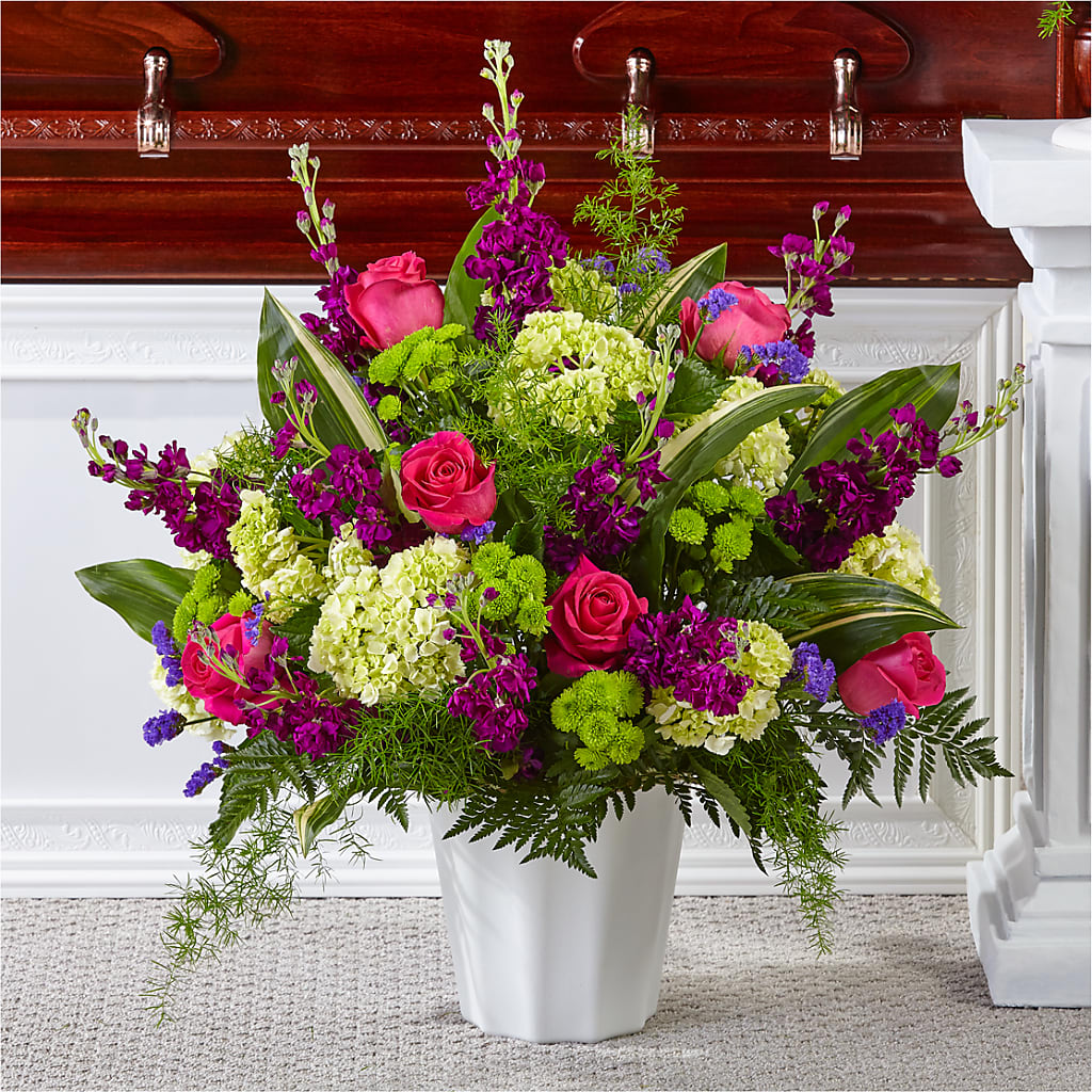 Beautiful Horizons Floor Basket – Heaven Sent Florist, El Paso TX
