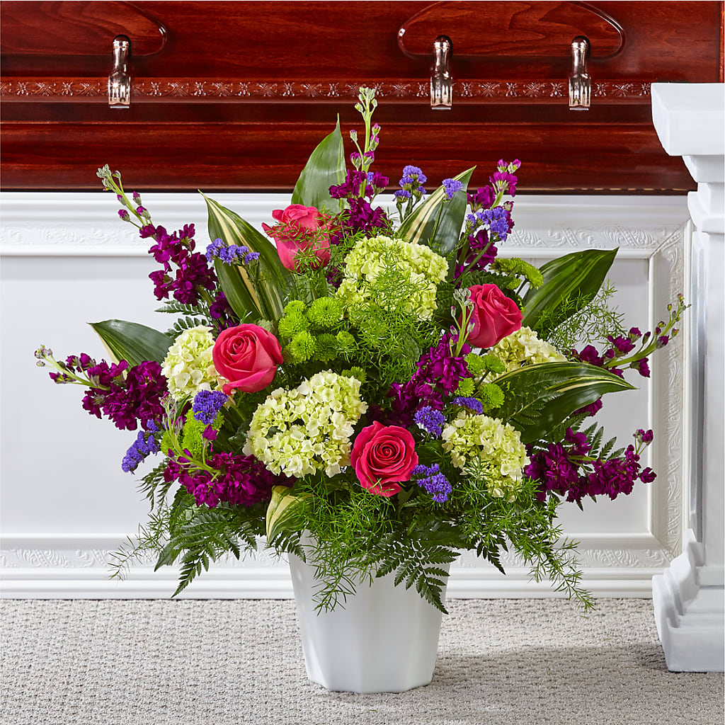 Beautiful Horizons Floor Basket – Heaven Sent Florist, El Paso TX