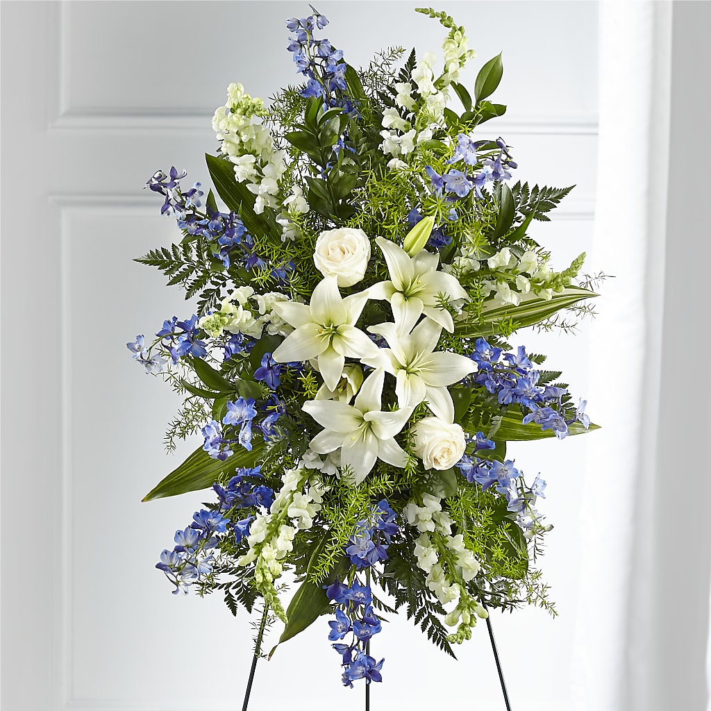 Faithful Friend Standing Spray – Heaven Sent Florist, El Paso TX