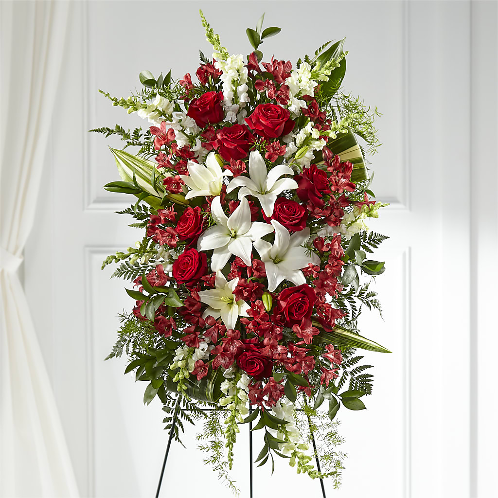 Everlasting Memory Standing Spray – Heaven Sent Florist, El Paso TX