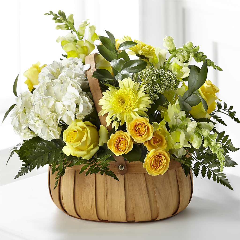 Rustic Remembrance Basket – Heaven Sent Florist, El Paso TX