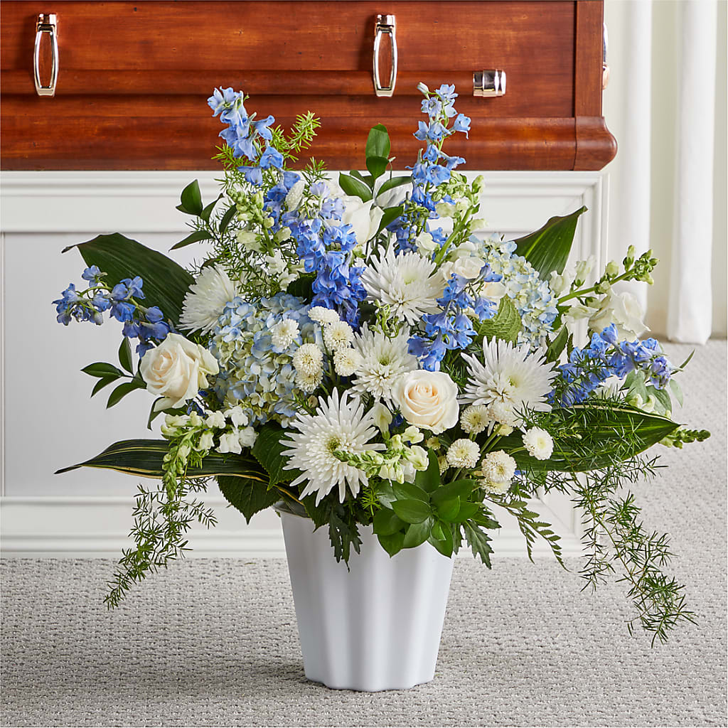Everlasting Memories Floor Basket – Heaven Sent Florist, El Paso TX