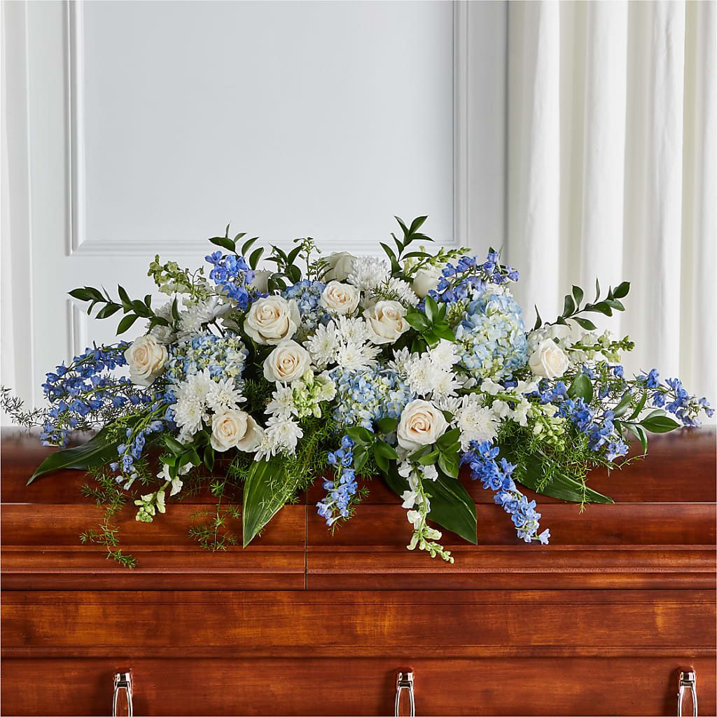 Timeless Essence Casket Spray – Heaven Sent Florist, El Paso TX