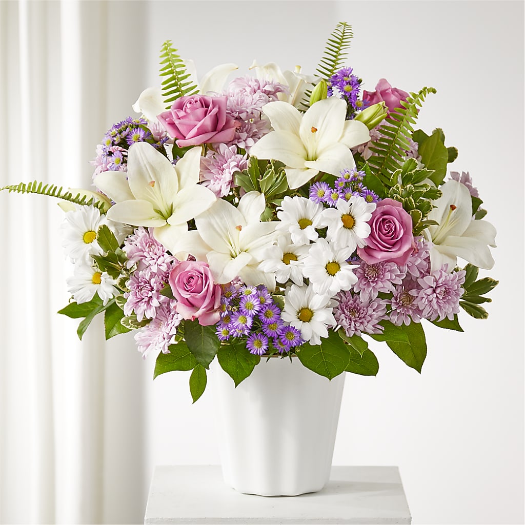 Warmest Thoughts Tabletop Basket – Heaven Sent Florist, El Paso TX