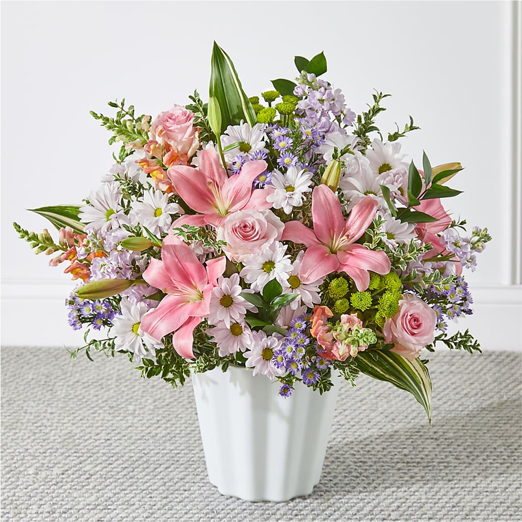 Abundant Compassion Floor Basket – Heaven Sent Florist, El Paso TX