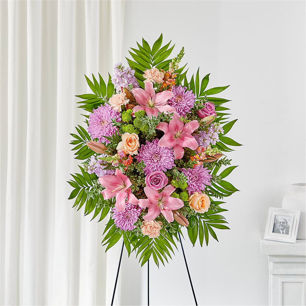 Love & Light Standing Spray – Heaven Sent Florist, El Paso TX