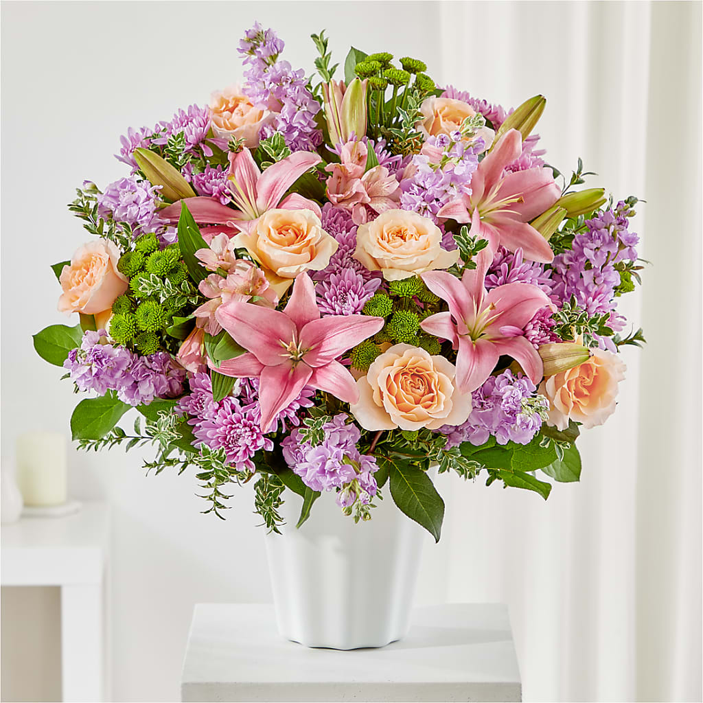 Supportive Embrace Tabletop Basket – Heaven Sent Florist, El Paso TX