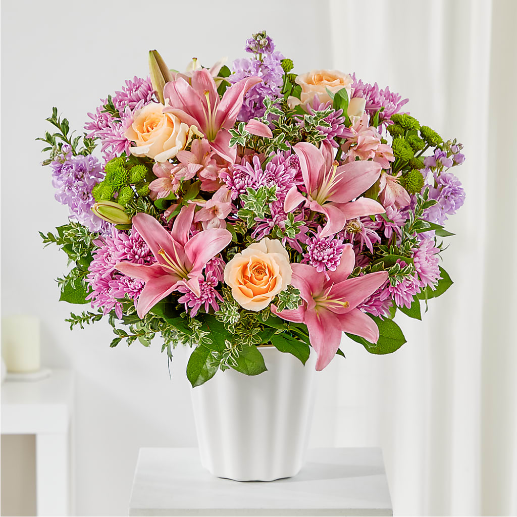 Supportive Embrace Tabletop Basket – Heaven Sent Florist, El Paso TX