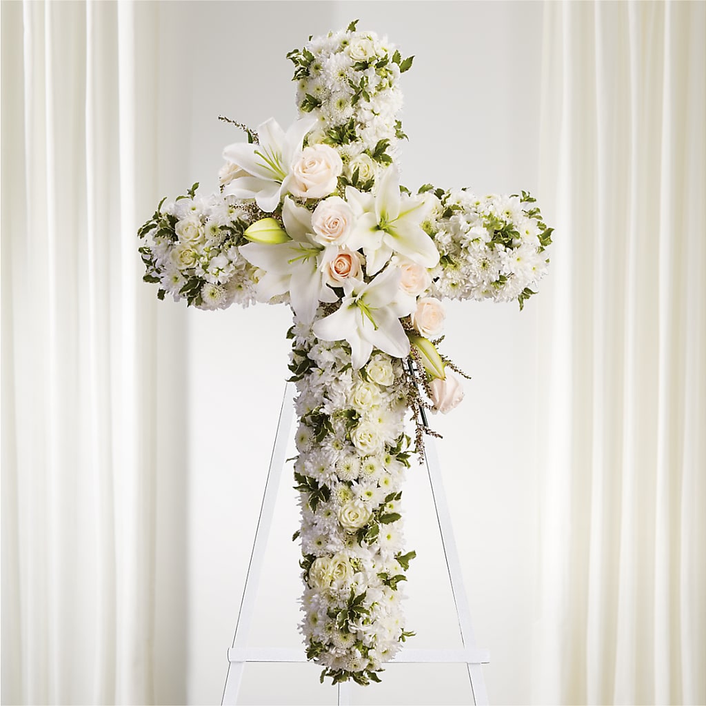 Spiritual Guidance Standing Spray – Heaven Sent Florist, El Paso TX