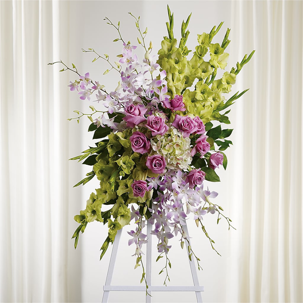 Lasting Legacy Standing Spray – Heaven Sent Florist, El Paso TX