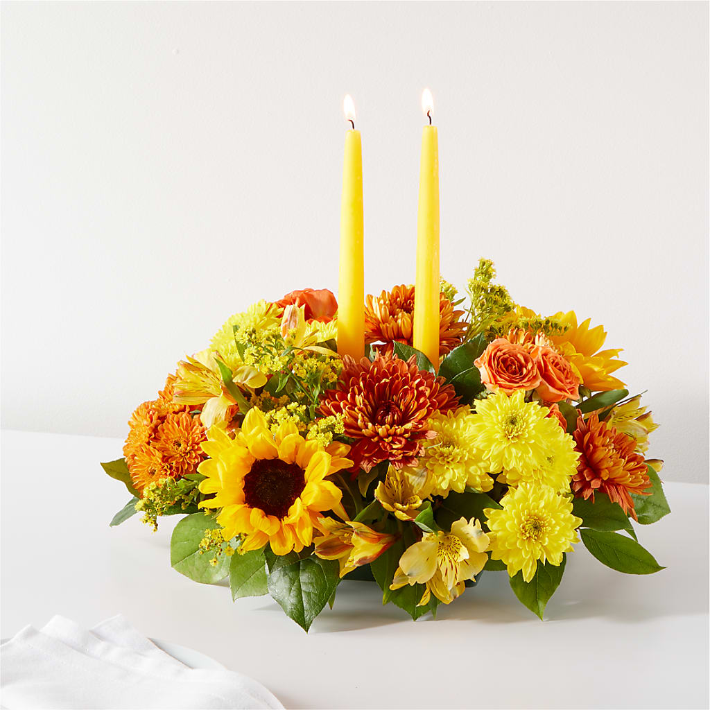 Autumn Harmony Centerpiece – Heaven Sent Florist, El Paso TX