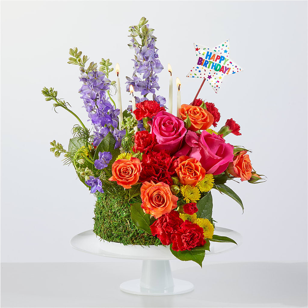 Best Year Yet Floral Cake – Heaven Sent Florist, El Paso TX