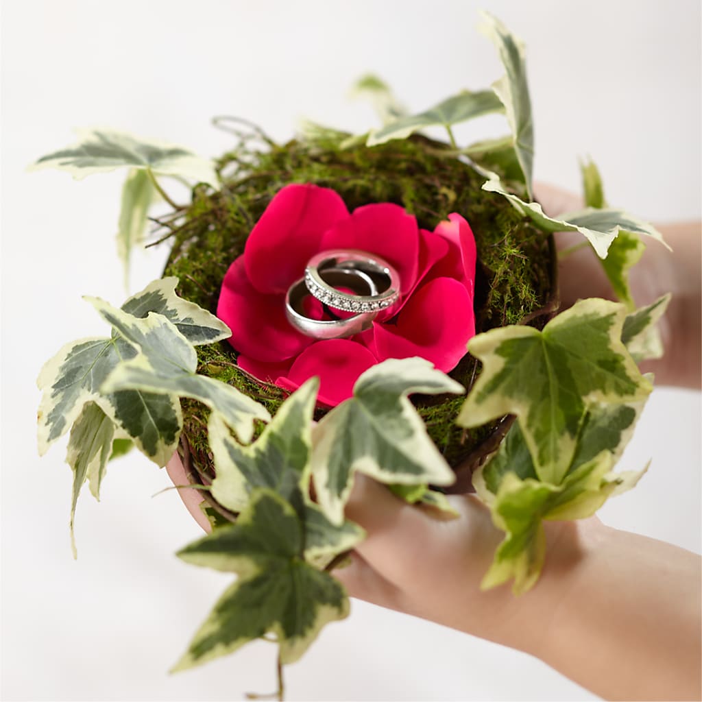 Lila Rose Ring Nest – Heaven Sent Florist, El Paso TX