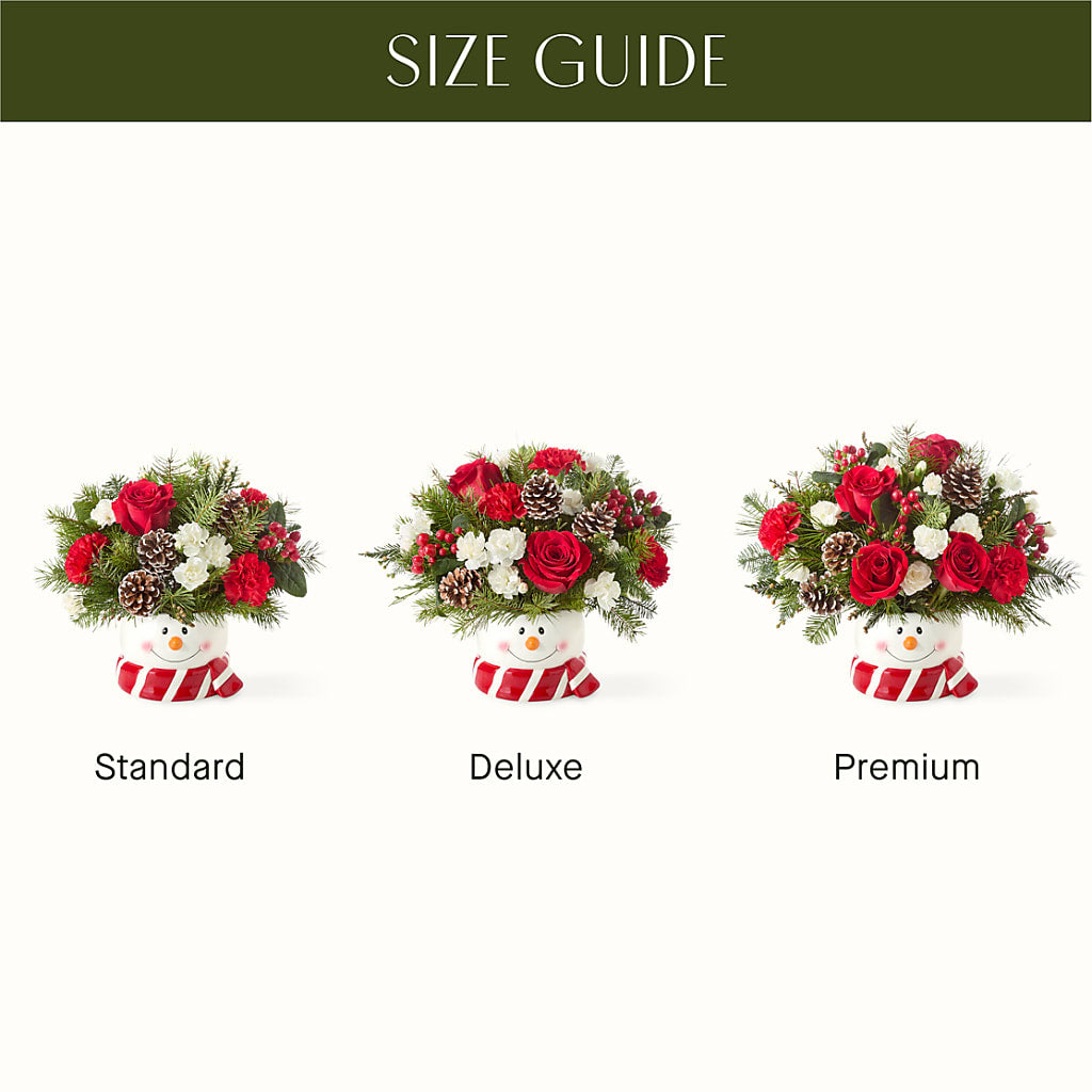 Jolly Snowman Bouquet –  Heaven Sent Florist, El Paso TX