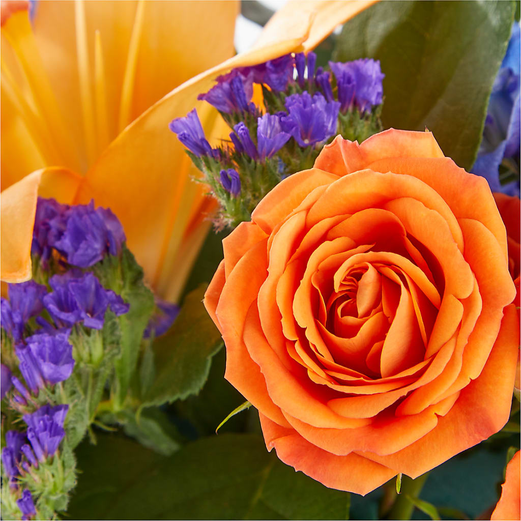 Radiant Citrus Box Bouquet –  Heaven Sent Florist, El Paso TX