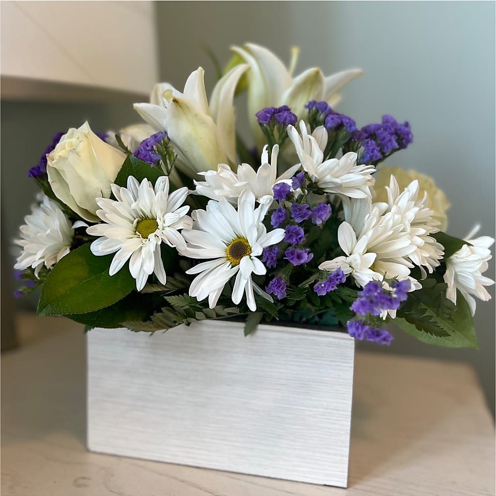 Beyond Blue Box Bouquet –  Heaven Sent Florist, El Paso TX