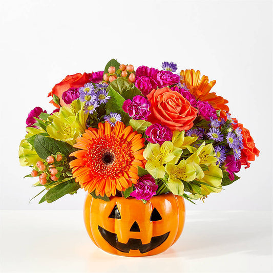 Tricks & Treats Pumpkin –  Heaven Sent Florist, El Paso TX