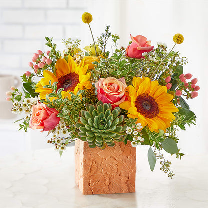 Sunflower Season Bouquet –  Heaven Sent Florist, El Paso TX
