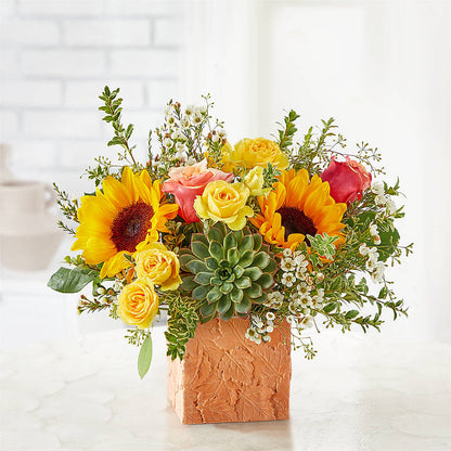 Sunflower Season Bouquet –  Heaven Sent Florist, El Paso TX