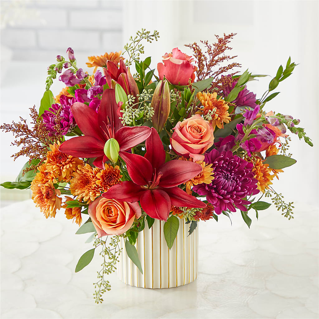 Burgundy Landscape Bouquet –  Heaven Sent Florist, El Paso TX