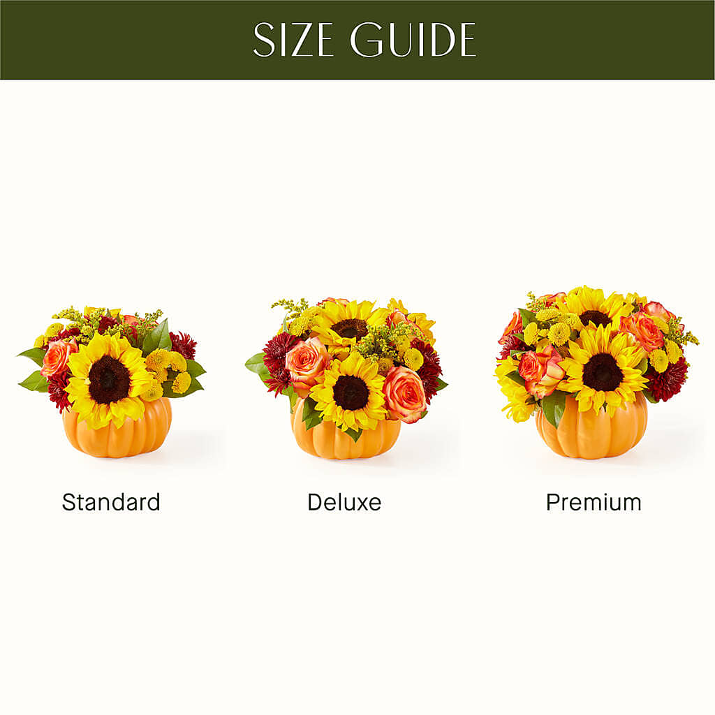 Golden Gourd Pumpkin Bouquet –  Heaven Sent Florist, El Paso TX