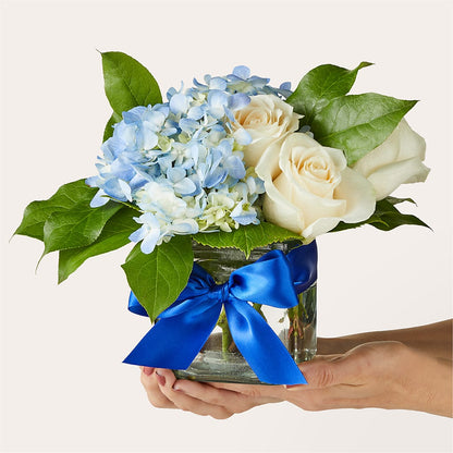 Sky Blue Delight Bouquet –  Heaven Sent Florist, El Paso TX