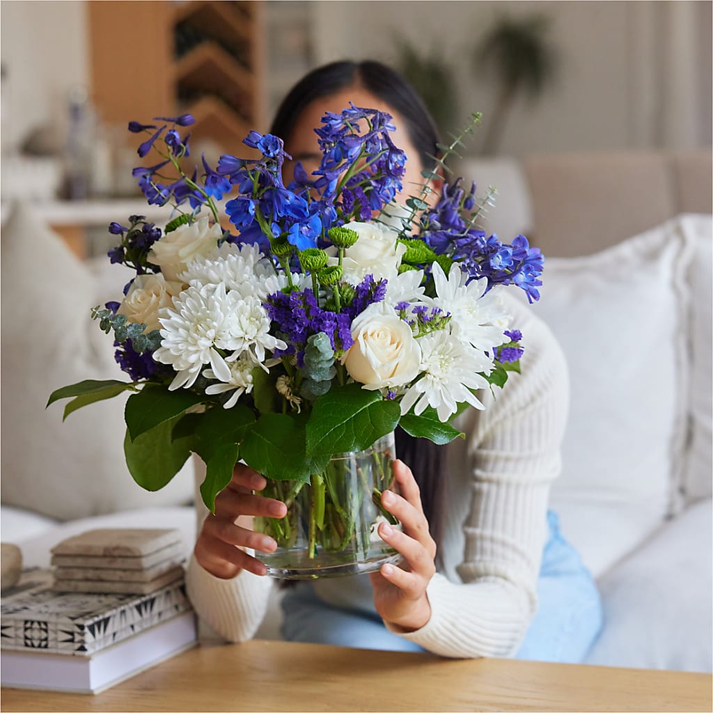 Cerulean Waves Bouquet –  Heaven Sent Florist, El Paso TX