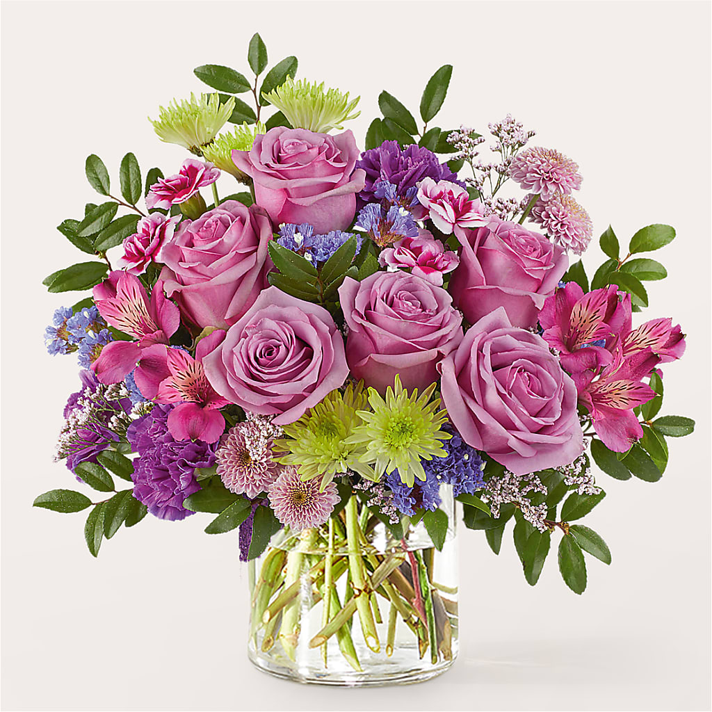 Glass Half Full Bouquet –  Heaven Sent Florist, El Paso TX