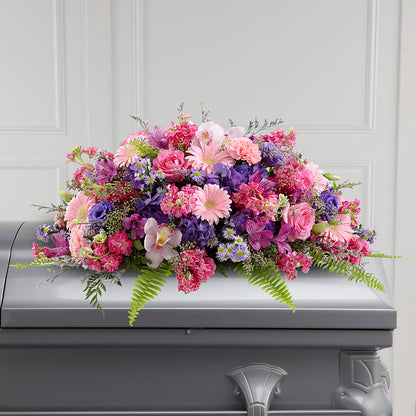 Glorious Garden Casket Spray –  Heaven Sent Florist, El Paso TX