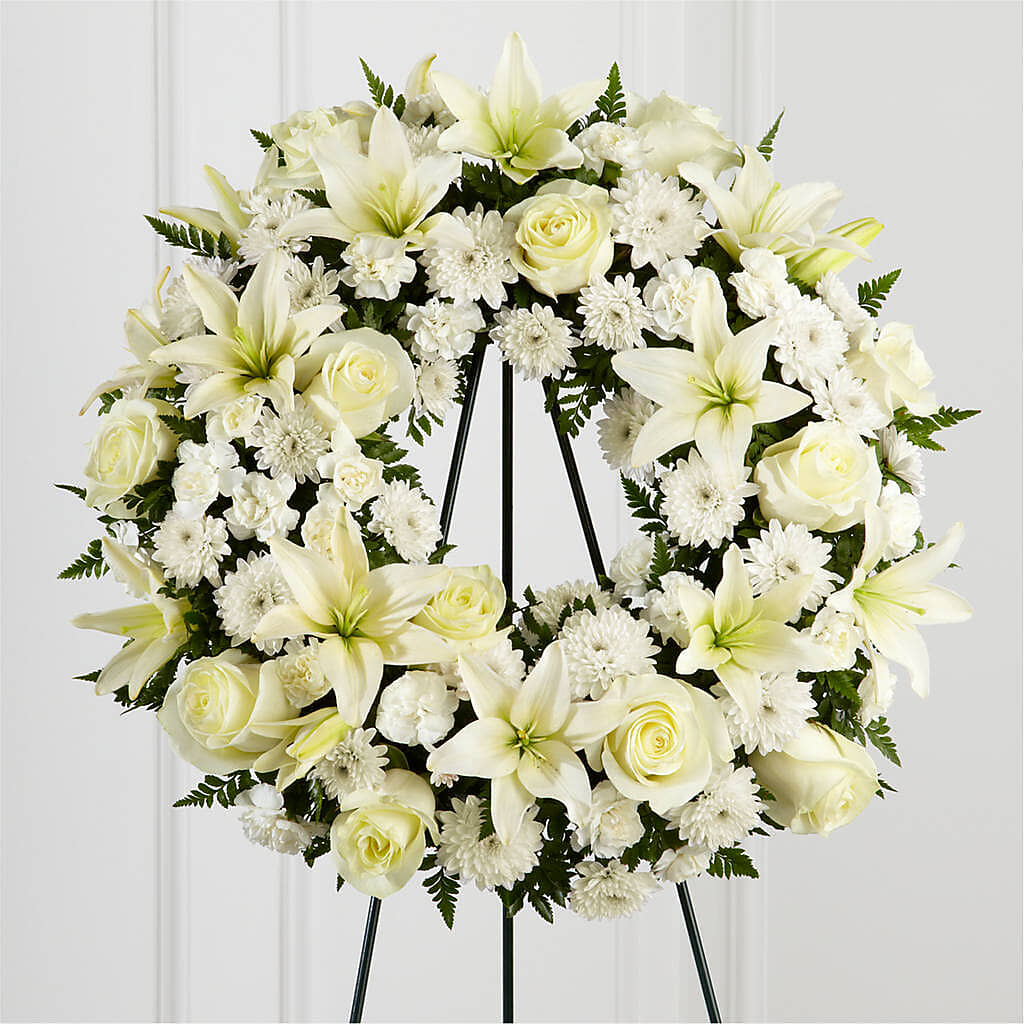 Treasured Tribute Wreath –  Heaven Sent Florist, El Paso TX