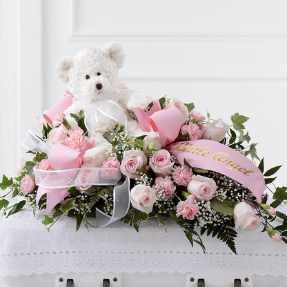Touch of Sympathy Casket Spray –  Heaven Sent Florist, El Paso TX