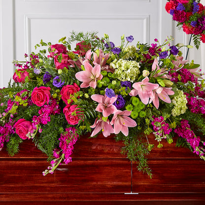 Radiant Tribute Casket Spray –  Heaven Sent Florist, El Paso TX