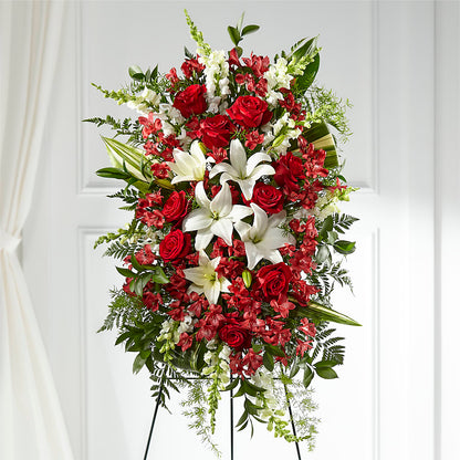 Everlasting Memory Standing Spray –  Heaven Sent Florist, El Paso TX