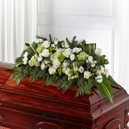 Hopeful Gesture Casket Spray –  Heaven Sent Florist, El Paso TX