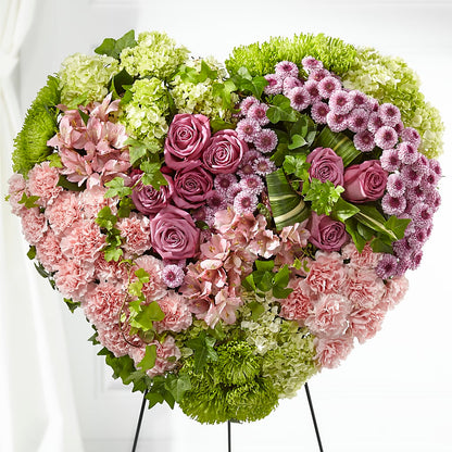 Heartwarming Standing Heart –  Heaven Sent Florist, El Paso TX