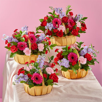 Pink Picnic Basket –  Heaven Sent Florist, El Paso TX
