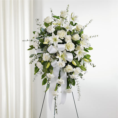 With Care Standing Spray –  Heaven Sent Florist, El Paso TX